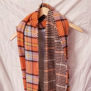 Plaid Wool Scarf